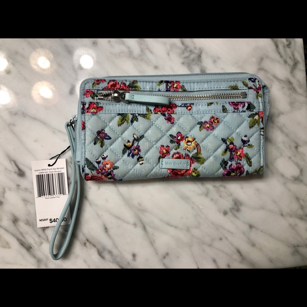 Vera Bradley Front Zip Wristlet
